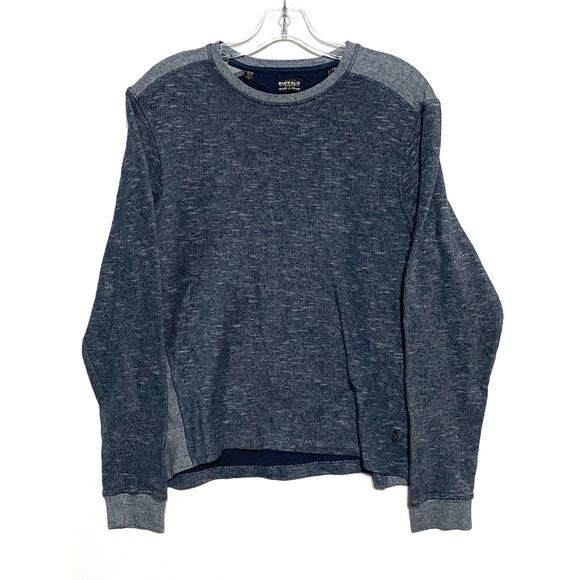 Buffalo David Bitton Katana Mens M Lightweight Sweater Colorblock Preppy Casual - Picture 1 of 10
